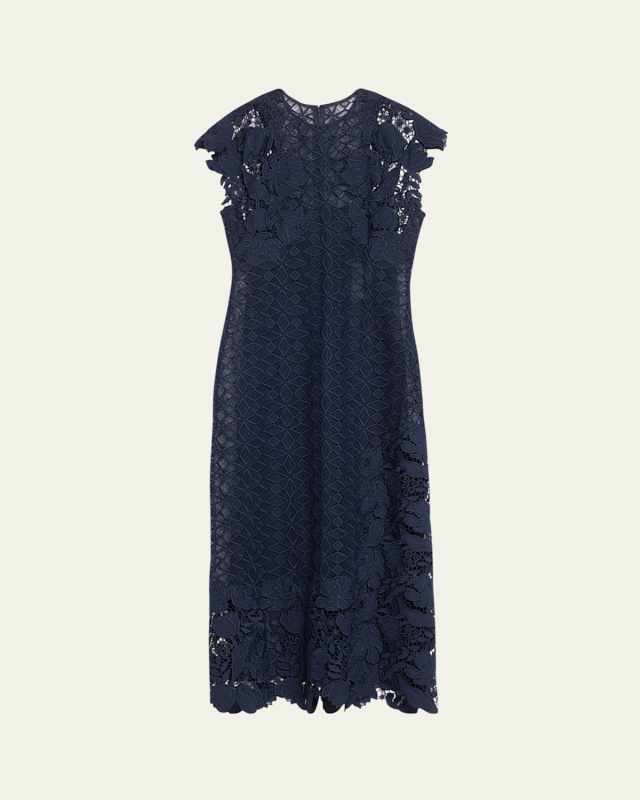 Floral Lace Pencil Dress